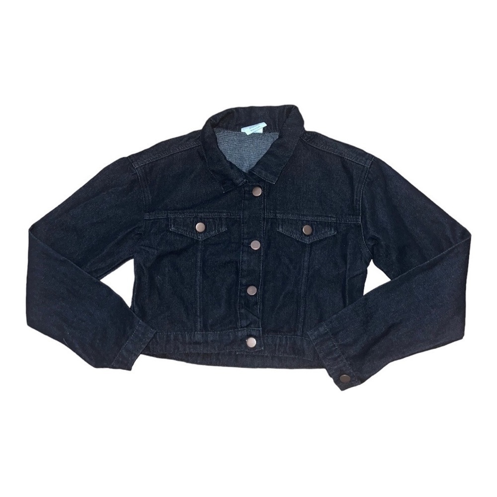 Black Denim Jacket. Size S. NWOT